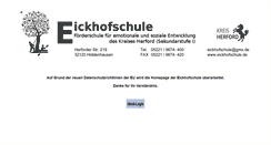 Desktop Screenshot of iserv.eickhofschule.de